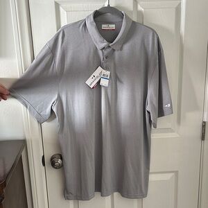 Grand Slam Men's Gray Polo Shirt XL NWT